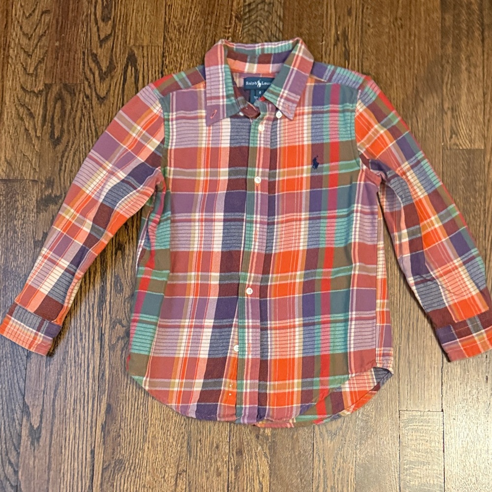 Ralph Lauren Boys plaid button-down.